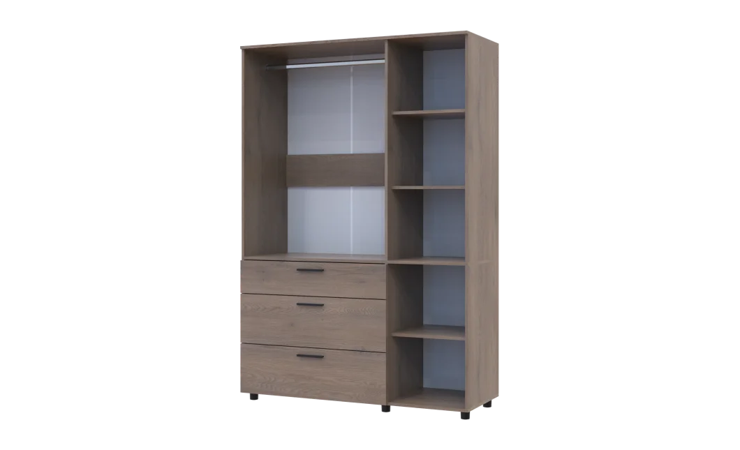 Skříň na oblečení Doros Thorn Cremona Cannolo 3 DTD/3Š tyč 135х51.6х200 (44900477)