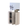 Botník se zrcadlem Doros Kassel Kašmír 3 DTD 97×40×110 (42005506)