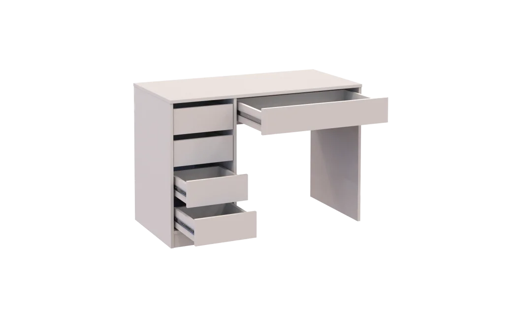 Psací stůl Doros Ergo levý Kašmír/Kašmír DTD 110x55x75 (41516106)