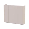 Botník se zrcadlem Doros Kassel Kašmír 4 DTD 128×40×110 (42005507)