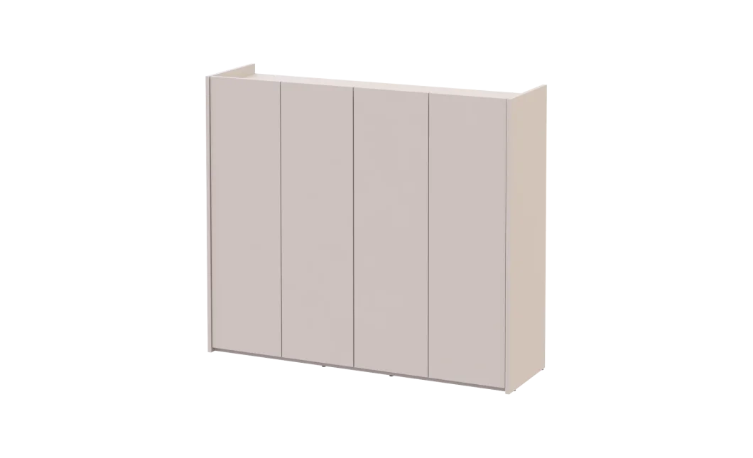 Botník se zrcadlem Doros Kassel Kašmír 4 DTD 128×40×110 (42005507)