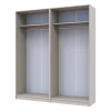 Skříň na oblečení Doros Promo Kašmír 2+2 dveře 180×48×204 (80737672)