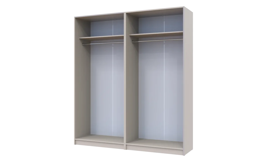 Skříň na oblečení Doros Promo Kašmír 2+2 dveře 180×48×204 (80737672)