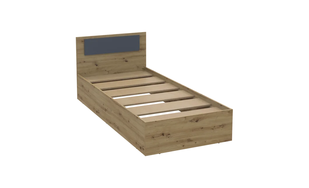 Postel Doros Rondi Jednolůžková Dub Artisan/Antracit 90x200 (44900530)