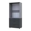 Skříň na oblečení Doros Thorn Antracit/Šedá 2 DTD/3Š tyč 90х51.6х200 (44900473)