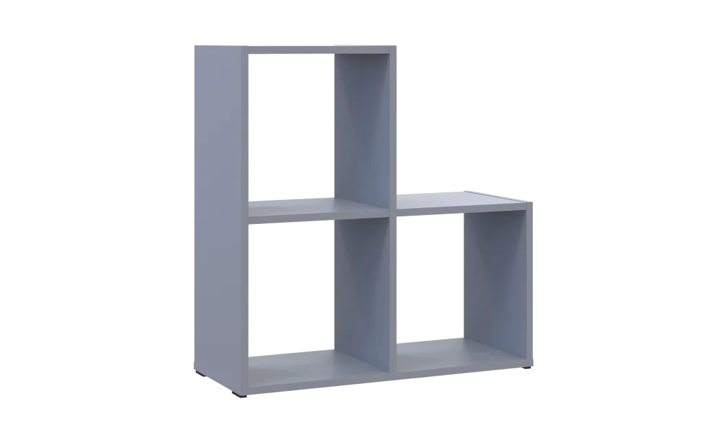 Regál Doros Step 2×2 Šedý otevřený 69×28,8×71,4 (41516177)