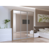 Šatní skříň Doros City Light Dub Sonoma 3 zrcadla 180×60×225 (42002057)