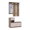 Předsíň Bela Dub Evok/Kašmír 1 DTD / 1 zrcadlo 100×40×210 (44900411)