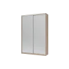 Šatní skříň Doros City Light Dub Sonoma 2 zrcadla 150×45×225 (42002038)