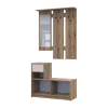 Předsíň Bela Dub Evok/Kašmír 1 DTD / 1 zrcadlo 100×40×210 (44900411)