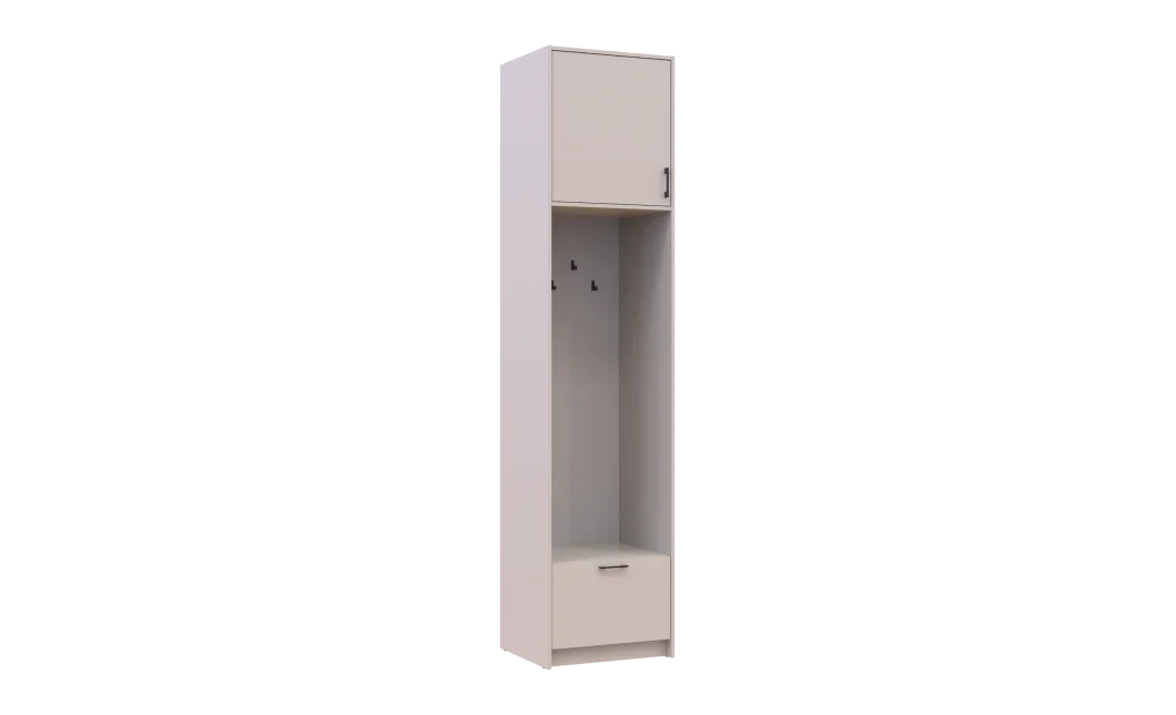 Regál s věšákem Doros Doros Rondi s vysokým nástavcem Kašmír 60х52х260 (42005390)