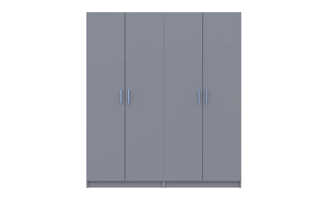 Sada Promo Šedá 2+2 dveře 180x48x204 (80737766)