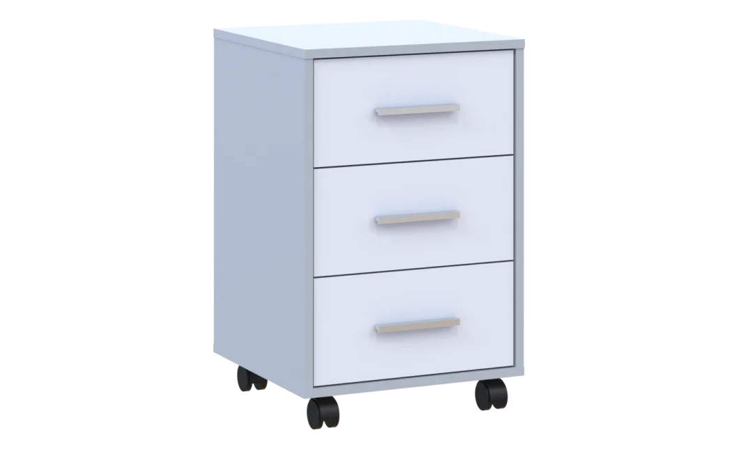 Komoda Doros T3 Šedý/Bílý 43×42×66,4 (41902061)