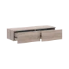 Toaletní stolek Doros Levia Dub Sonoma 2 zásuvky 100x32x22 (41516298)