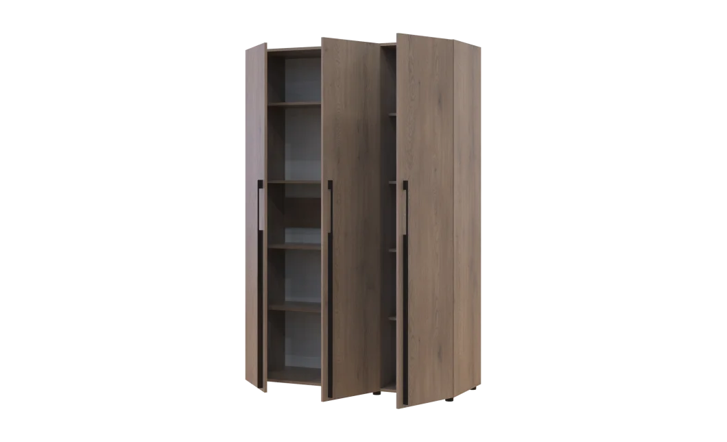 Kleiderschrank mit Regalen Doros Kasper Cremona Cannolo 3 LTD 135 × 50 × 204 cm (42005558)