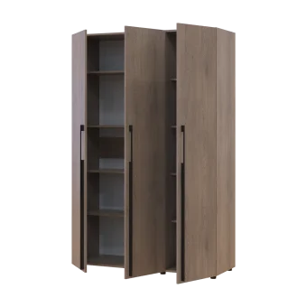 Kleiderschrank mit Regalen Doros Kasper Cremona Cannolo 3 LTD 135 × 50 × 204 cm (42005558)
