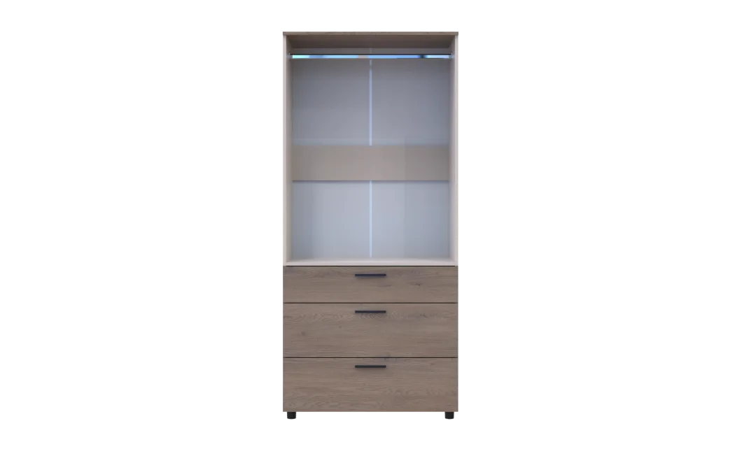 Skříň na oblečení Doros Thorn Cremona Cannolo/Kašmír 2 DTD/3Š tyč 90х51.6х200 (44900453)