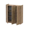 Botník se zrcadlem Doros Kassel Dub Evok 3 DTD 97×40×110 (42005500)