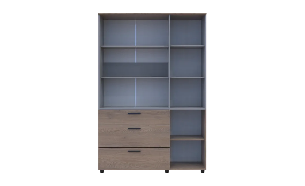 Skříň na oblečení Doros Thorn Cremona Cannolo/Šedá 3 DTD/3Š police 135х51.6х200 (44900506)