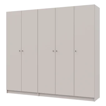 Skříň na oblečení set Promo Kašmír 2+3 dveře 225×48×204 (80737673)