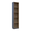 Regál Dale Antracit/Dub Evok 52x28x220 (41516267)