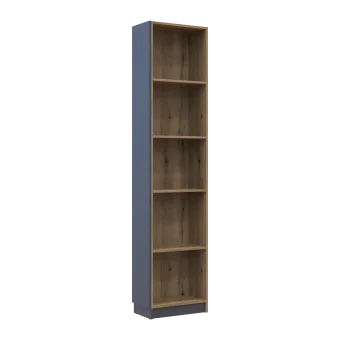 Regál Dale Antracit/Dub Evok 52x28x220 (41516267)