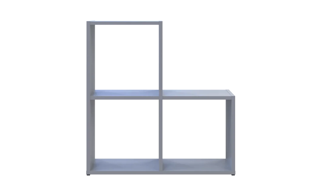 Regál Doros Step 2×2 Šedý otevřený 69×28,8×71,4 (41516177)