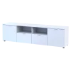Komoda Doros Ron 4 Bílý 2 dveře 2 zásuvky 180 × 38 × 50 (44900221)