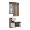 Předsíň Bela Dub Evok/Kašmír 1 DTD / 1 zrcadlo 100×40×210 (44900411)