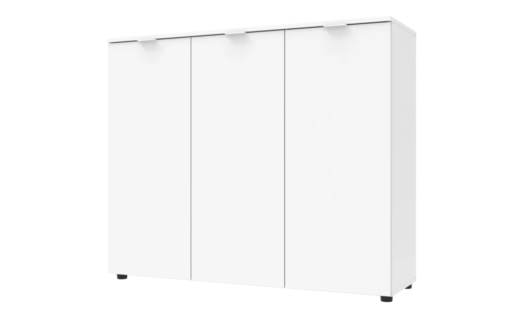 Komoda Doros Ron 6 3 dveře Bílý 120 × 38 × 100 (41515999)