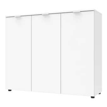 Komoda Doros Ron 6 3 dveře Bílý 120 × 38 × 100 (41515999)