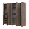 Kleiderschrank mit Schubladen Doros Kasper Cremona Cannolo 2+3 LTD 225 × 50 × 204 cm (42005549)
