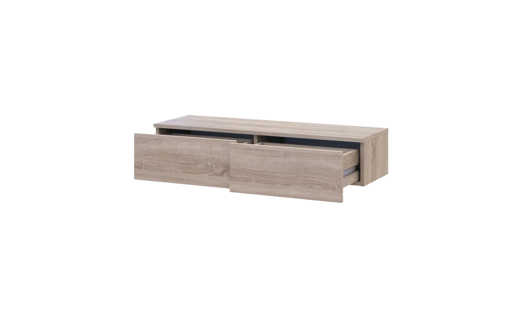 Toaletní stolek Doros Levia Dub Sonoma 2 zásuvky 100x32x22 (41516298)