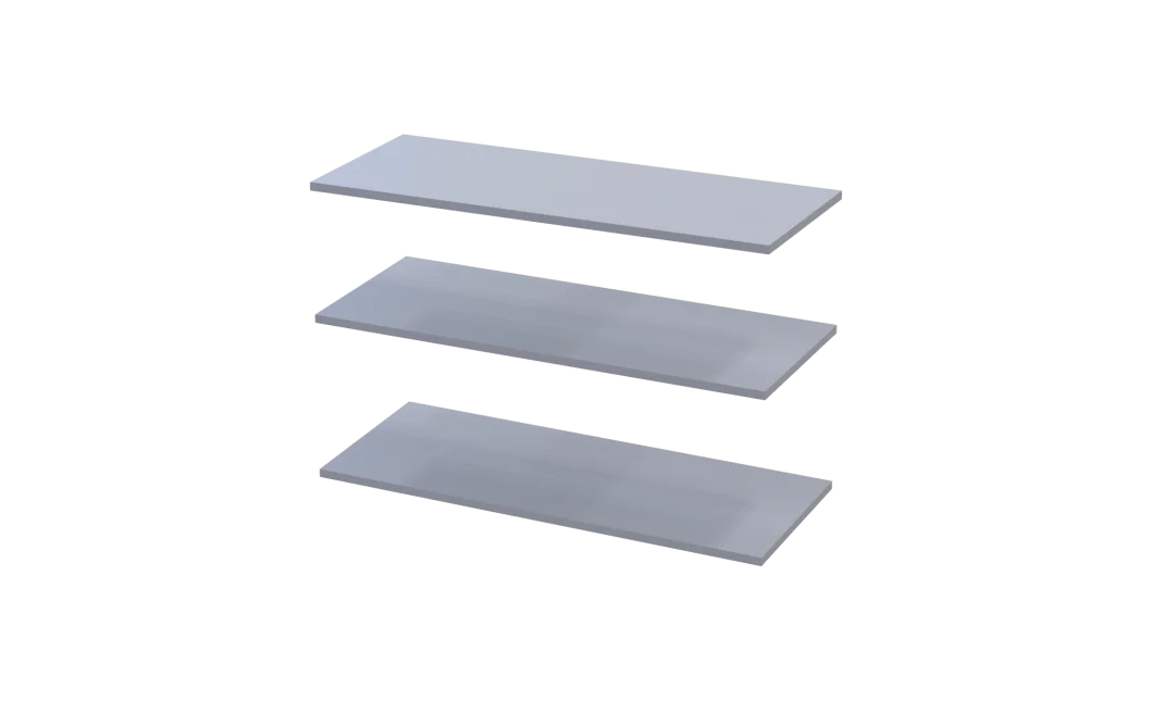 Sada Promo s policemi Šedá 2+2 dveře 180x48x204 (80737771)