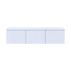 TV stolek Doros Levia Bílý 3 dveře 130x35x33 (41516288)