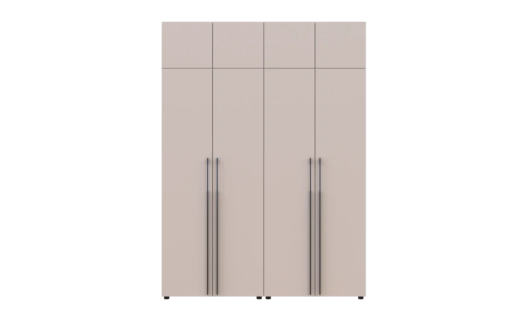 Šatní skříň s nástavcem Doros Kasper Kašmír 2+2 LTD 180 × 50 × 245 cm (42005522)