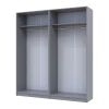 Sada Promo Šedá 2+2 dveře 180x48x204 (80737766)