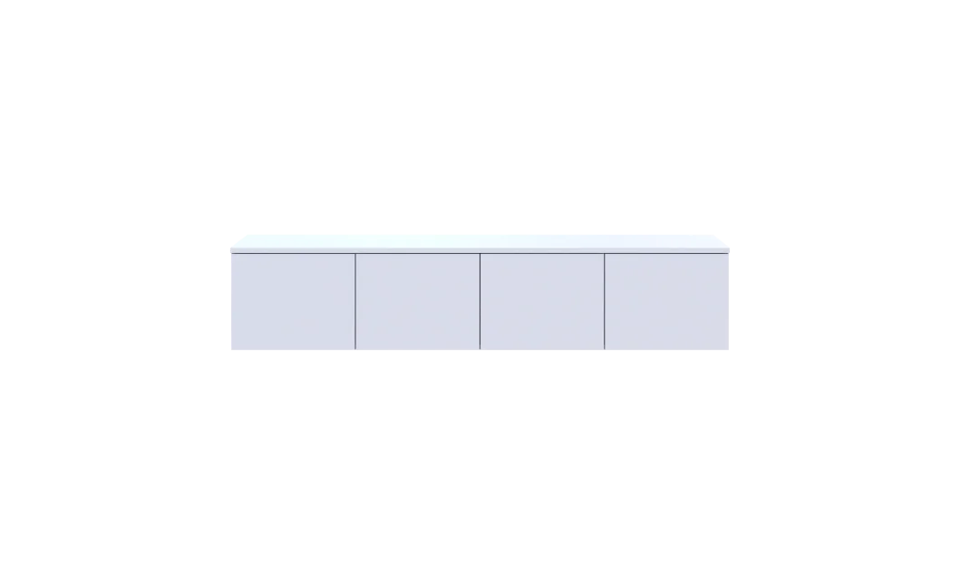 TV stolek Doros Levia Bílý 4 dveře 160x35x33 (41516091)