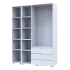 Skříň na oblečení Doros Gelar Bílý 3 dveře/zrcadlo 155 × 49,5 × 203,4 (42002157)