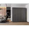 Šatní skříň na oblečení Doros Gelar set Grafit 2+3 dveře 193,7×49,5×203,4 (42002132)