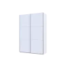 Skříň s posuvnými dveřmi Doros G-Caiser Bílá 2 DTD / 3 části 160x60x240 (42002104)