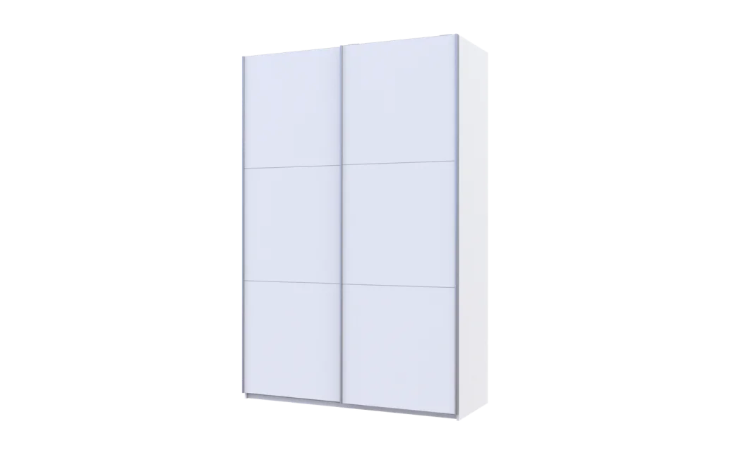 Skříň s posuvnými dveřmi Doros G-Caiser Bílá 2 DTD / 3 části 160x60x240 (42002104)
