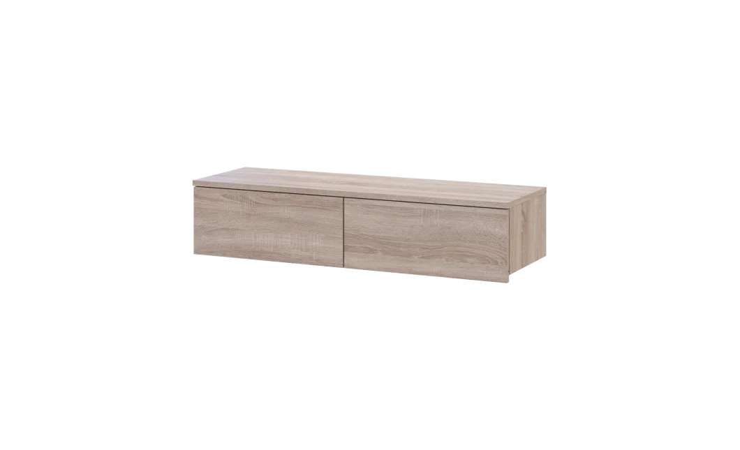 Toaletní stolek Doros Levia Dub Sonoma 2 zásuvky 100x32x22 (41516298)