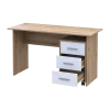Kancelářský stůl Doros T3 Dub Evok/Bílý Dřevo 120 × 68 × 78 (41901064)