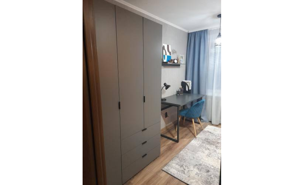 Šatní skříň na oblečení Doros Gelar Grafit 3 dveře 116,2×49,5×203,4 (80737074)