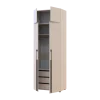 Kleiderschrank mit Schubladen und Aufsatzschrank Doros Kasper Kaschmir 2 LTD 90 × 50 × 245 cm (42005538)