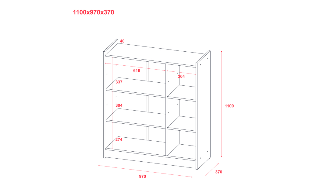 Botník se zrcadlem Doros Kassel Šedý 3 DTD 97×40×110 (42005509)