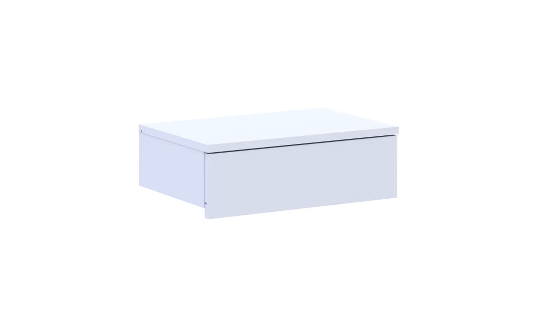 Noční stolek Doros Levia Bílý 1 zásuvka 46x31x15 (41516093)