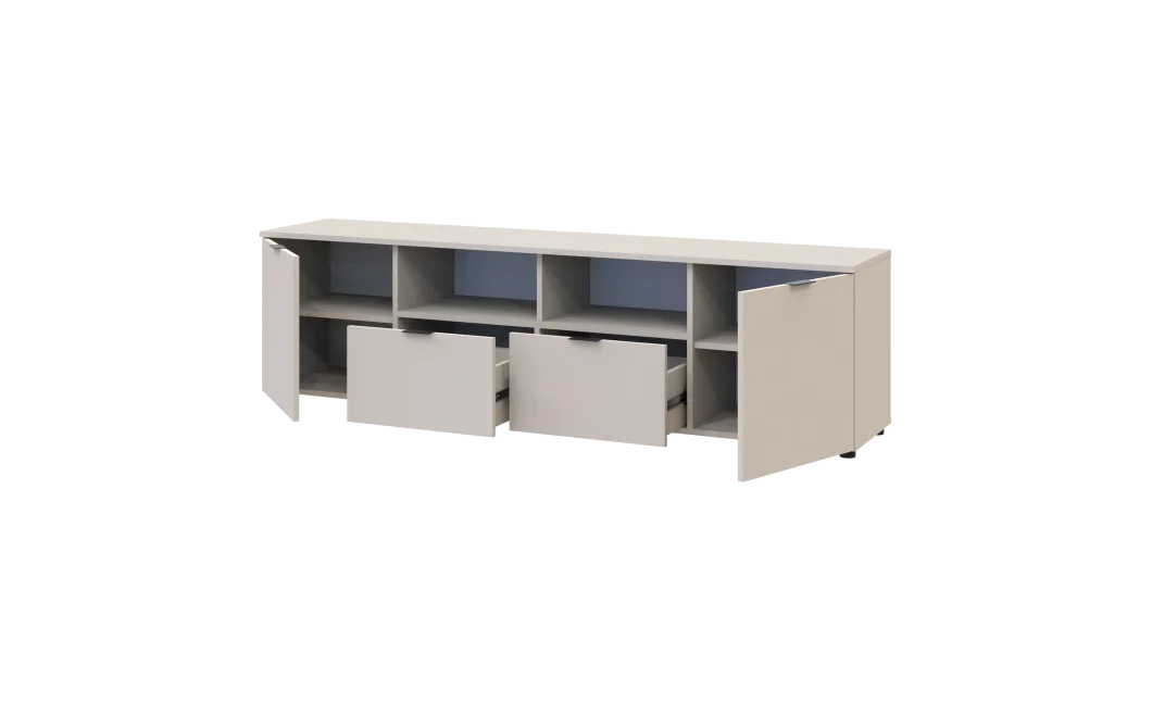 Komoda Doros Ron 4 Kašmír 2 dveře 2 zásuvky 180 × 38 × 50 (41516046)
