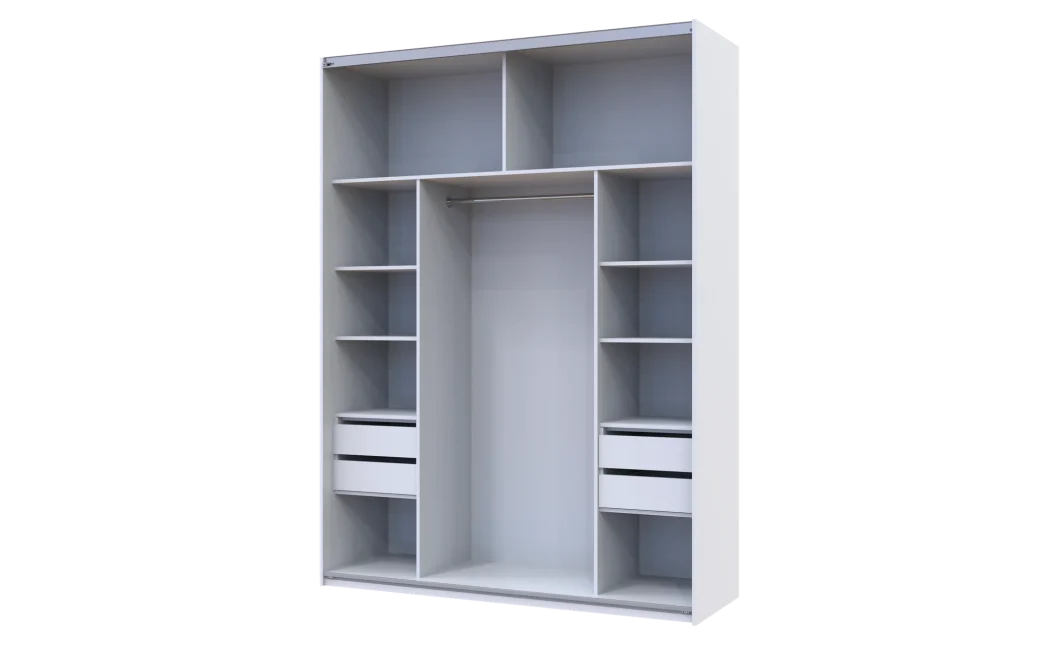 Šuplíkový blok pro skříň s posuvnými dveřmi Doros G-Caiser Bílá 44,8x42x33,6 (80736208)